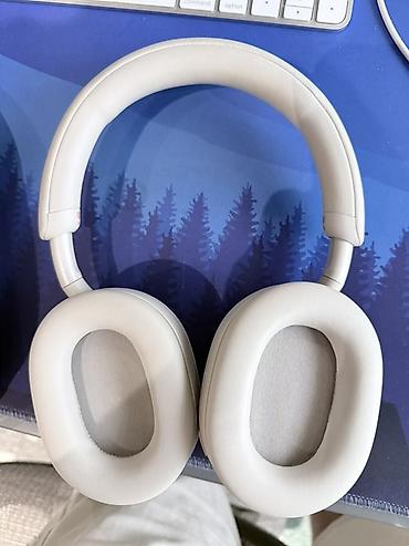 se electronics: Беспроводные наушники Sony WH-1000XM5, бежевый цвет. Все в комплекте — 2