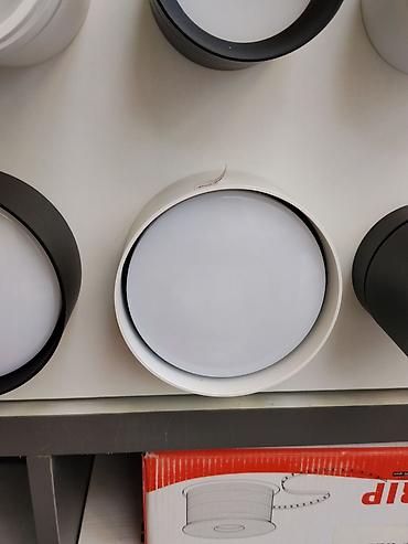 led светильник: Настенный/потолочный светильник LED, накладной, круглый. - Тип — 1