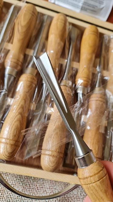 noževi prodaja: Set za rezbarenje drveta KRAFT Werkzeuge – 12 delova - Komplet alata — 8