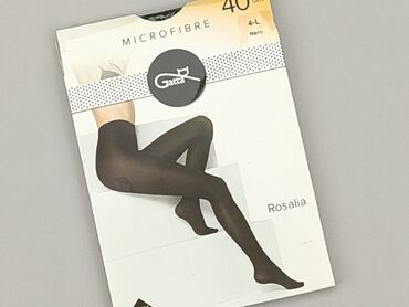 czarne spódniczka z wysokim stanem: Tights for women, Gatta, L (EU 40)