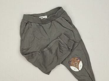 spodnie woskowane brązowe: Sweatpants, SinSay, 2-3 years, 92/98, condition - Very good