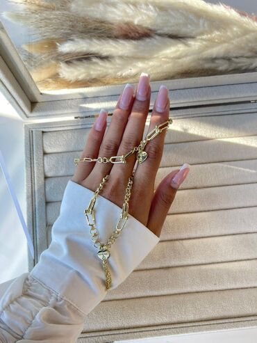 Bijuteriya dəstləri: Qaralmayan polad xuping çox keyfiyyətli bujuteriyalar❤️‍🔥💎 — 8