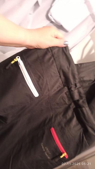 Спортивные штаны: Штаны, С карманами, С надписью, Корея, Болонь, Зима — 6