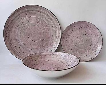 metalac keramicke posude: Komplet tanjira i činija za sto – elegantni keramički set - Sastav — 2