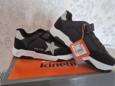 Кроссовки: Kinetix KNX Kids uşaq idman ayaqqabısı - Rəng: qara/ağ, gümüşü — 1