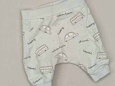 legginsy zamsz: Spodnie dresowe, Fox&Bunny, 0-3 m, stan - Bardzo dobry