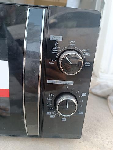 Техника и электроника: Toshiba MW-MM20P(BK)-P mikrodalğalı soba – 20L - Mexaniki idarəetmə — 2