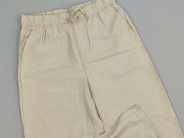 modbis spodnie dla puszystych: Material trousers for women, size M