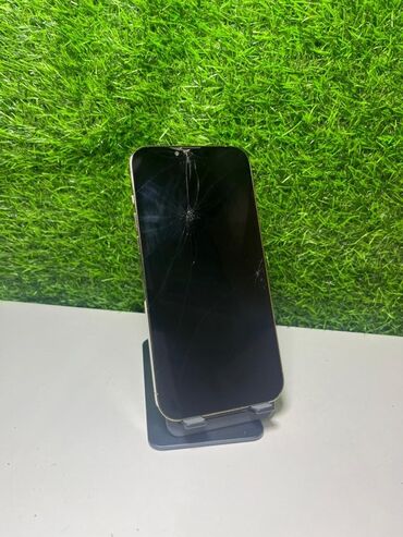 купить бу айфон 14 про макс: IPhone 13 Pro Max, Колдонулган, 256 ГБ, Алтын, Заряддоочу түзүлүш, Каптама, 80 %
