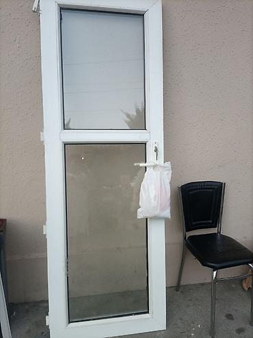 plasdik qapi pencere: PVC plastik pəncərə qapağı (açılan), iki bölməli şüşə paketlə — 3
