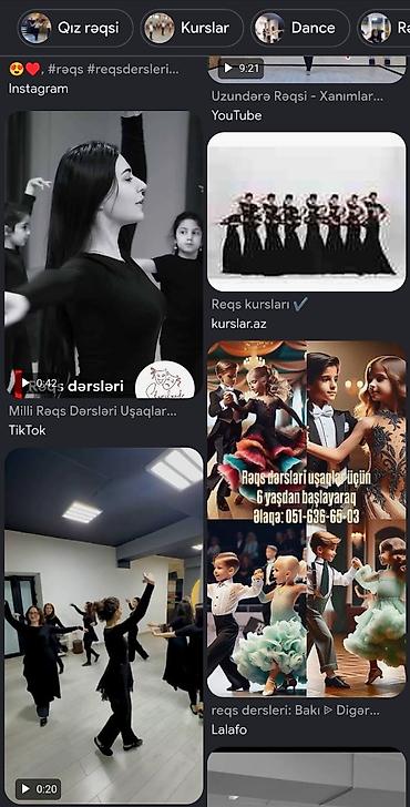 mektebde katibe isi: Evde usaqlar ucun reqs dersleri verilir. unvan bine savxoz. xanimlara — 2