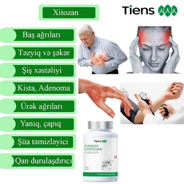 devit 3 ampul 300.000 qiymeti bakida: Tiens Xitozan – dəniz xərçəngabəzlərinin (krevet, xərçəng, krab)