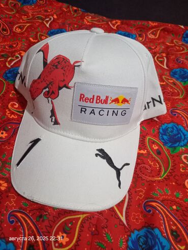 спортивные лосины женские: Кепка, Бейсболка, Red Bull Racing, Козырек: Изогнутый, Оригинал