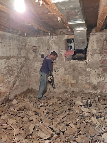 слом бетона: Beton, dəmir-beton və kərpic konstruksiyaların kəsilməsi–sökmə xidməti — 2