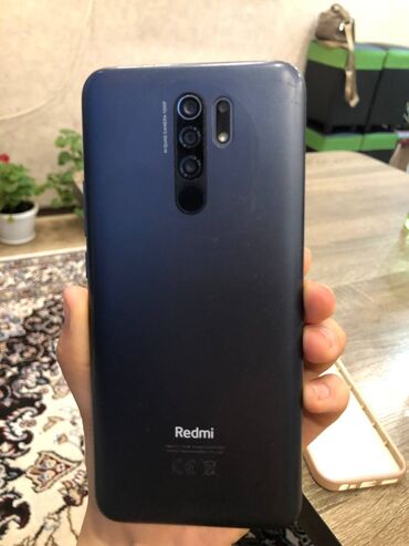 продаю телефон самсунг: Xiaomi, Redmi 9, Б/у, 64 ГБ, цвет - Черный, 2 SIM