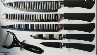 ножы ручной работы: Набор ножей Everrich 6 штук