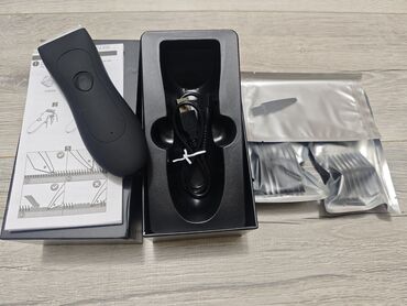 Arıqlamaq üçün vasitələr: Saç və saqqal üçün elektrikli trimmer dəsti - Ergonomik gövdəli, tək