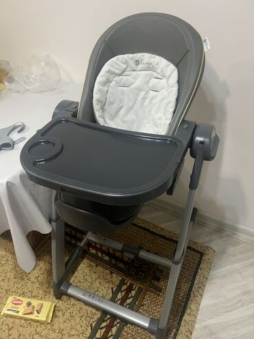автолюлька для новорожденных цена: Стульчик для кормления, Другой бренд, Металл, Другой вид, цвет - Серый