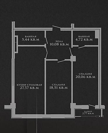 brk group: 3 комнаты, 89 м², Элитка, 12 этаж, ПСО (под самоотделку) — 7
