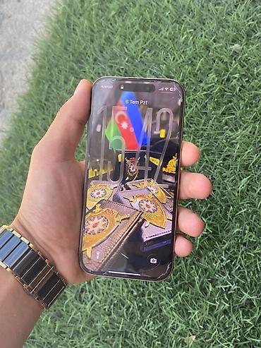telfer nədir: IPhone 16 Pro, 128 GB, Desert Titanium, Face ID — 2
