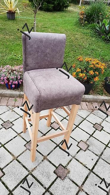 Stilske stolice: Barske stolice sa naslonom - Model: barske stolice sa visokim — 3