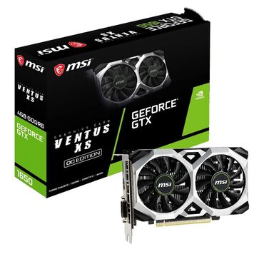 купить бу пс5: Videokart MSI GeForce GTX 1650, 4 GB, İşlənmiş
