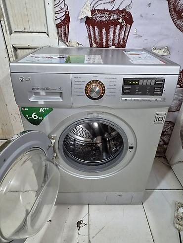 Paltaryuyan maşınlar: Paltaryuyan maşın LG, 6 kq, İşlənmiş, Avtomat, Qurutma var, Ünvandan götürmə, Rayonlara çatdırılma — 3