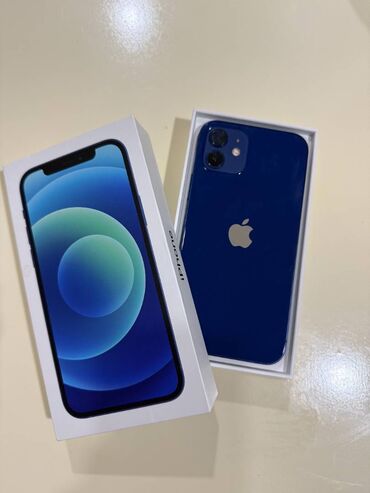 Apple iPhone: IPhone 12, 64 GB, Mavi, Face ID