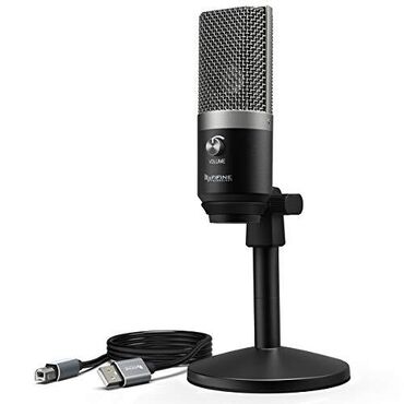 студийный микрофон и звуковую карту: Cтудийный микрофон fifine k670 бишкек микрофон для записи оснащен