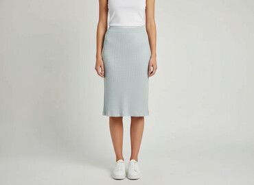 dzianinowe spódnice midi: Women`s skirt, size S