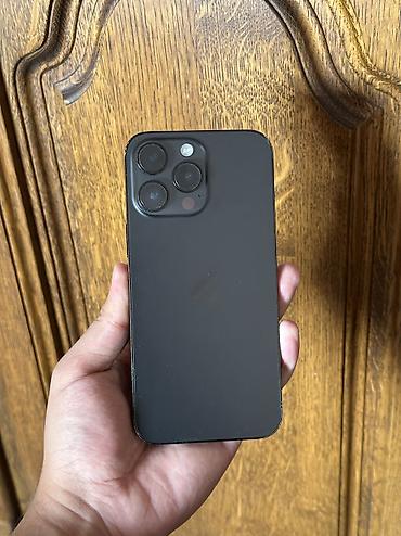 IPhone 14 Pro Max, Б/у, 128 ГБ, Matte Space Gray, Защитное стекло, Чехол, 100 %