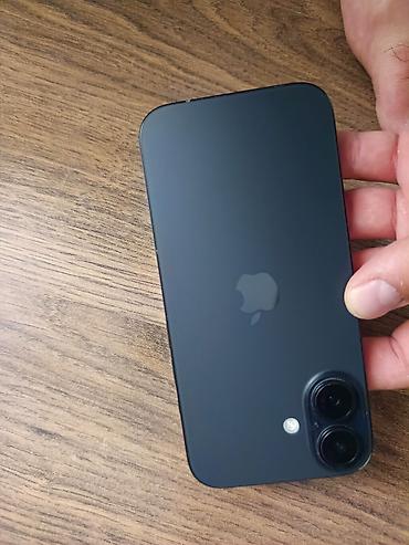 iphone 16 satılır: IPhone 16, Qara, Face ID — 4