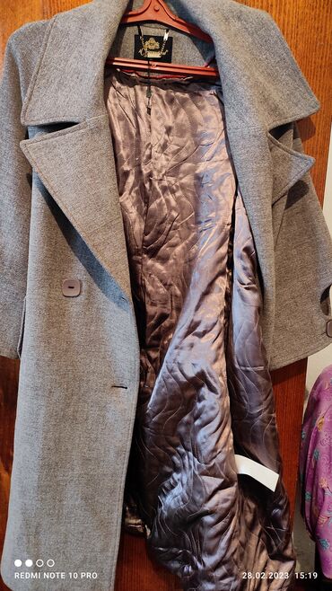 пальто с мехом: Пальто, Осень-весна, С утеплителем, M (EU 38)
