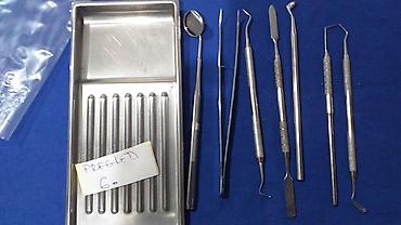Ostali medicinski proizvodi: Stomatološki pregled Tacna sa instrumentima za stomatološki pregled — 6