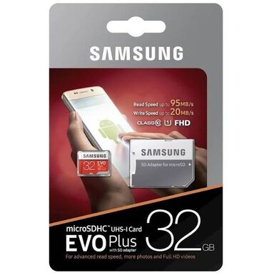 Mikserlər: Yaddaş Kartı Samsung EVO Plus V2, 32 GB