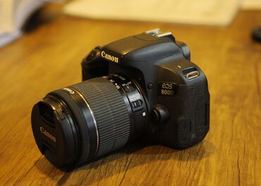 tsifrovoi fotoapparat canon powershot: Canon Eos 800D 18-55 Lens Adaptır original Problemsizdir Cart və çanta