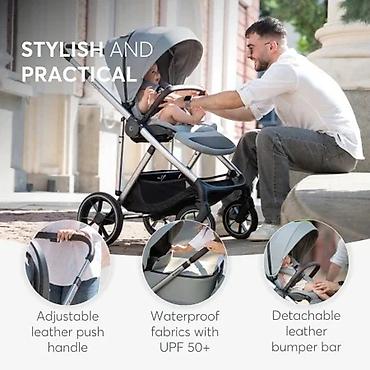 step deka cena: Kikkaboo kolica Chiara 3in1 set sa i-Size autosedištem i tvrdim — 5