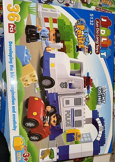 lego technic konstruktorları: JDLT Jun Da Long Toys – Town Police konstruksiya dəsti - Model: 5132 — 1