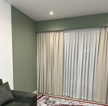 Шторы и занавески: Комплект штор, С тюлем в комплекте, Изготовление на заказ, Для спальни at lalafo.kg — 13 Шторы и занавески: Комплект штор, С тюлем в комплекте, Изготовление на заказ, Для спальни — 13