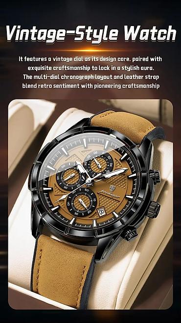 lux premium: ⌚ Poedagar 692 — gündəlik istifadə və klassik stil üçün ideal kişi — 4