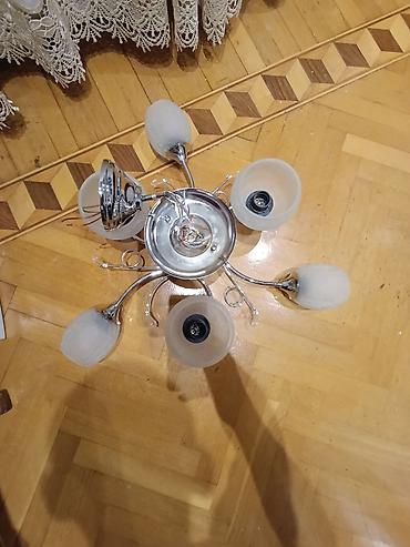 İşıqlandırma: Çılçıraq, 5 lampa, Metal — 3