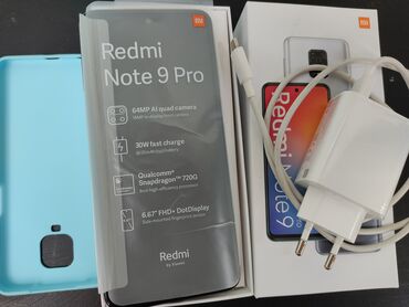 10256 elan | MOBIL TELEFON VƏ AKSESUARLAR: Xiaomi Redmi Note 9 Pro | 128 GB | Ağ | Sensor, Barmaq izi, İki sim kartlı