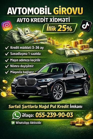 lizingde olan avtomobiller: Avtomobil Girovu. Avto Kredit Xidməti Hər növ və istənilən qiymətə — 1