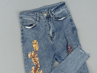 jeans mom fit snoopy: Jeansy damskie, S