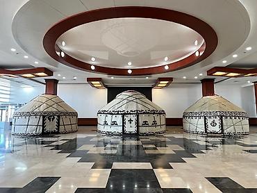 купол: Аренда юрты, Каркас Деревянный, 75 баш, Стол — 8