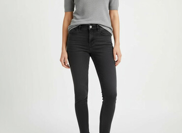 dżinsy damskie wysoki stan: H&M, Jeansy damskie, rozmiar XS