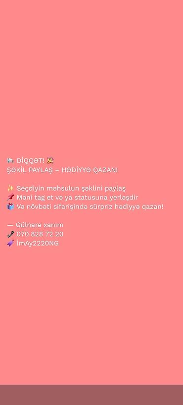 analoq saat: Qadınlara özəl Faberlic dəstı – 25 AZN kim istəsə nömrəyə yazsın — 1