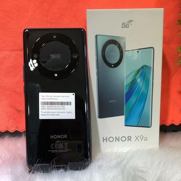 honor ucuz telefon: Honor X9a, 128 GB, rəng - Qara, Zəmanət, Sensor, Barmaq izi