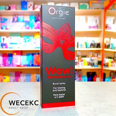 Товары для взрослых: Стимулирующий спрей для оральных ласк WOW! STRAWBERRY ICE BUCAL SPRAY