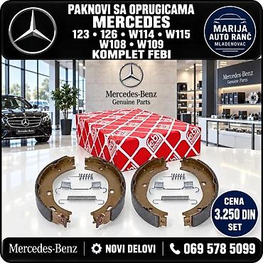 MERCEDES W PAKNOVI SA OPRUGICAMA | Paknovi mercedes 123 126 w su